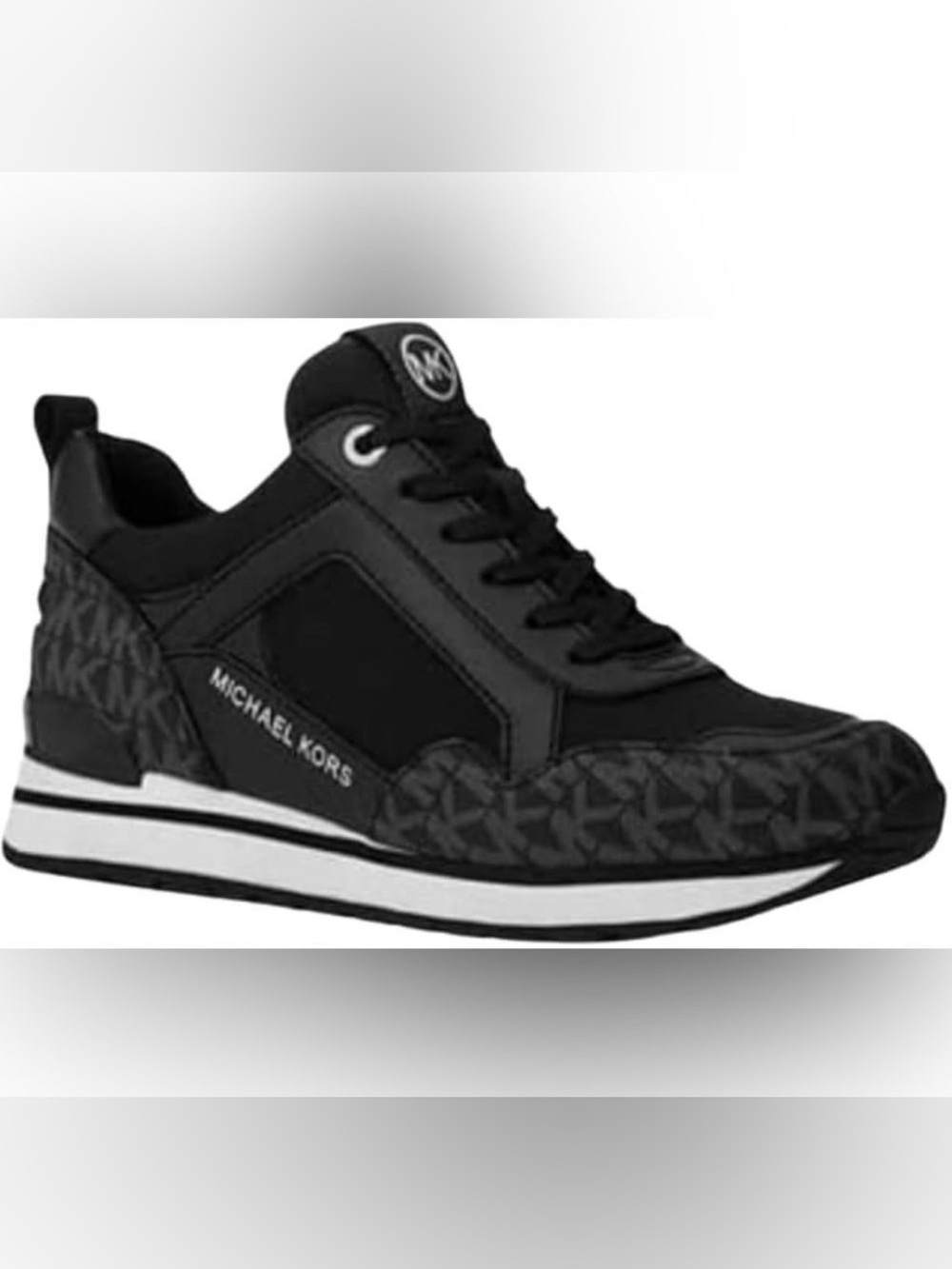 Michael Kors Wilma Color-Block Logo Trainer Fashion Sneakers